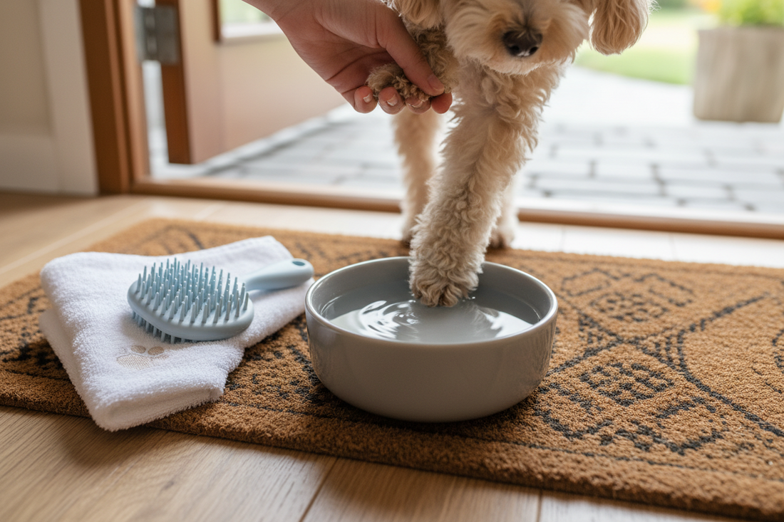 How to Clean Dog Paws After a Walk (Fast and Gentle)