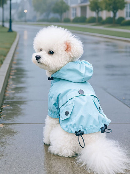 Lightweight Waterproof Pet Raincoat